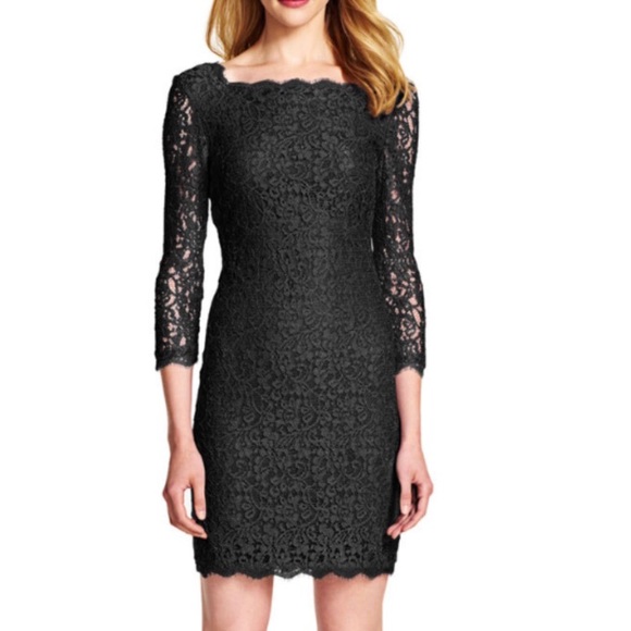 Adrianna Papell Dresses & Skirts - Adrianna Papell • Black Lace Cocktail Dress